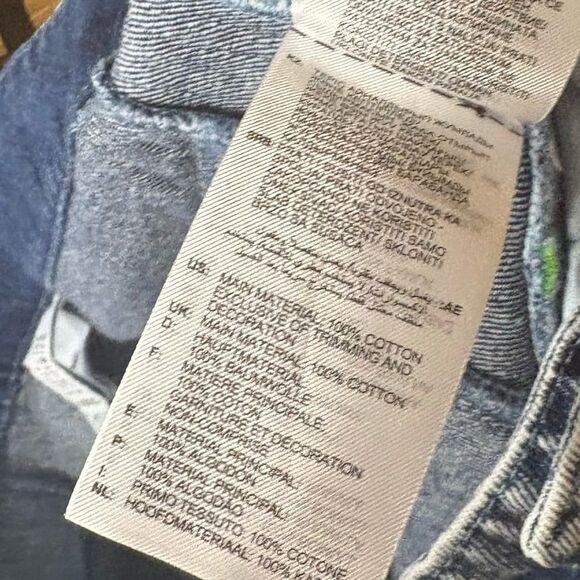 Adidas Originals KSENIASCHNAIDER Denim Maxi Skirt Size 14 - Picture 9 of 10